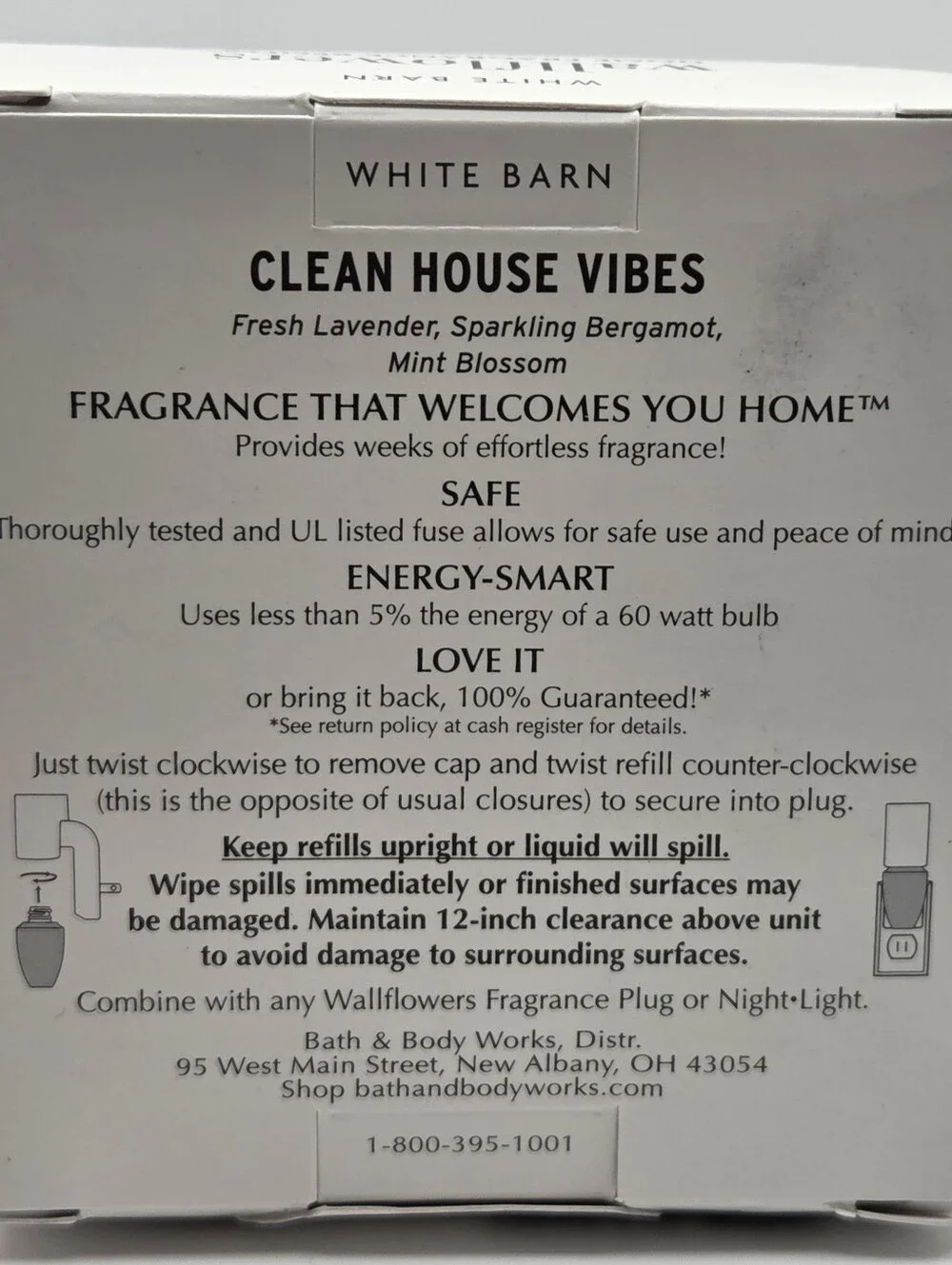 White Barn Wallflowers Home Fragrance Refills - Clean House Vibes X4